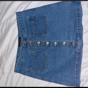Brandy Melville Jean Skirt